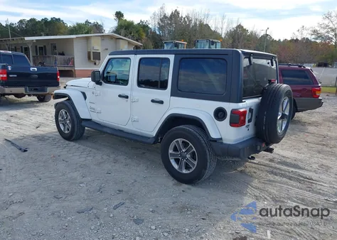 2018 Jeep Wrangler Unlimited Sahara 4X4 из США, поврежденный, VIN 1C4HJXEG6JW102223
